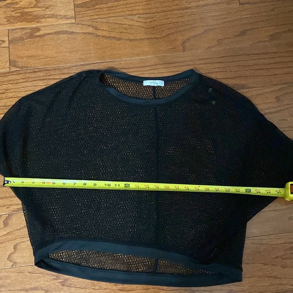 One7Six Black oversized Sweater w/ camisole - Size medium - Picture 11 of 12
